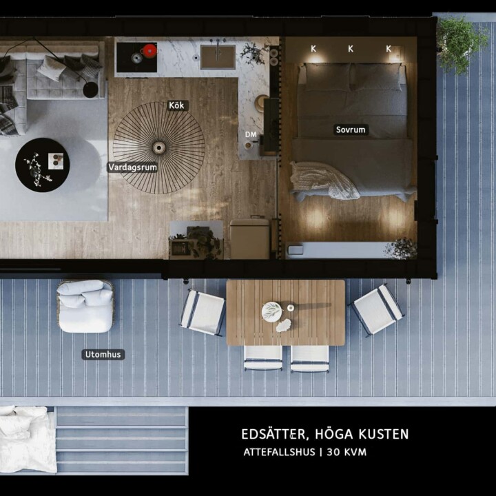 HÖGA KUSTEN - EDSÄTTER 24 planlösning