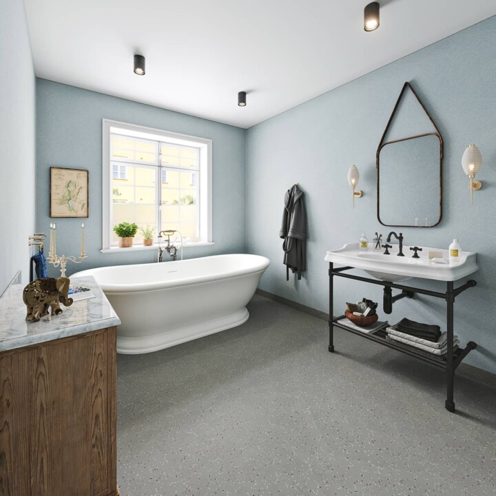 GÖTEBORG - FORBO FLOORING 7 a bathroom with a tub and sink